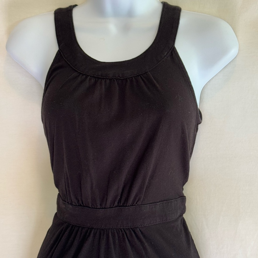 D-183 Loft Black Sleeveless MIDI‎ Summer Dress Size XSP - Picture 3 of 14